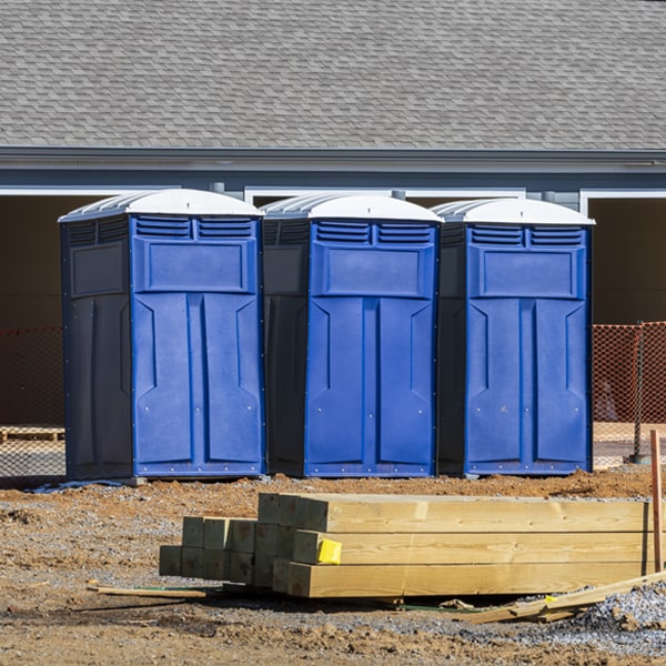 are there any restrictions on where i can place the portable restrooms during my rental period in Montrose